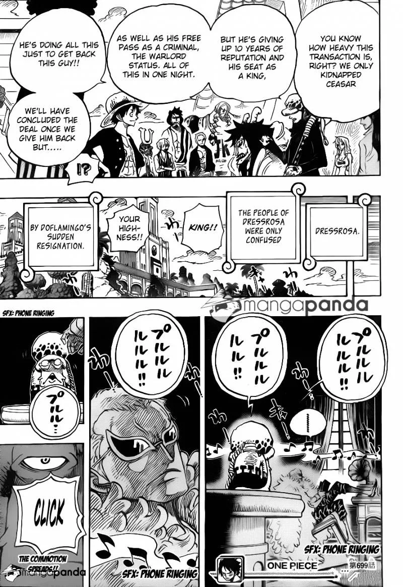 One Piece Chapter 699 page 19