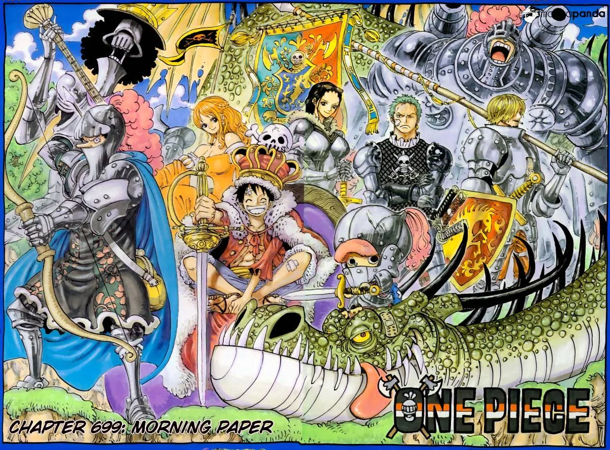 One Piece Chapter 699 page 2