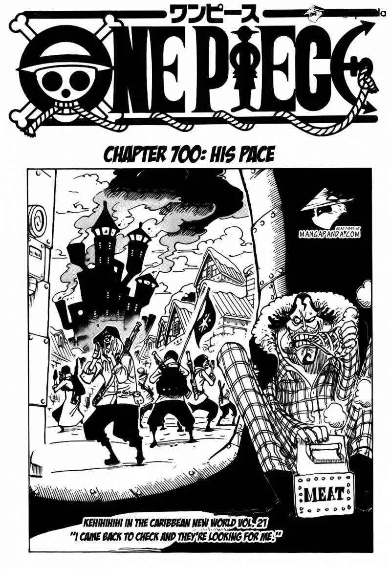 One Piece Chapter 700 page 4