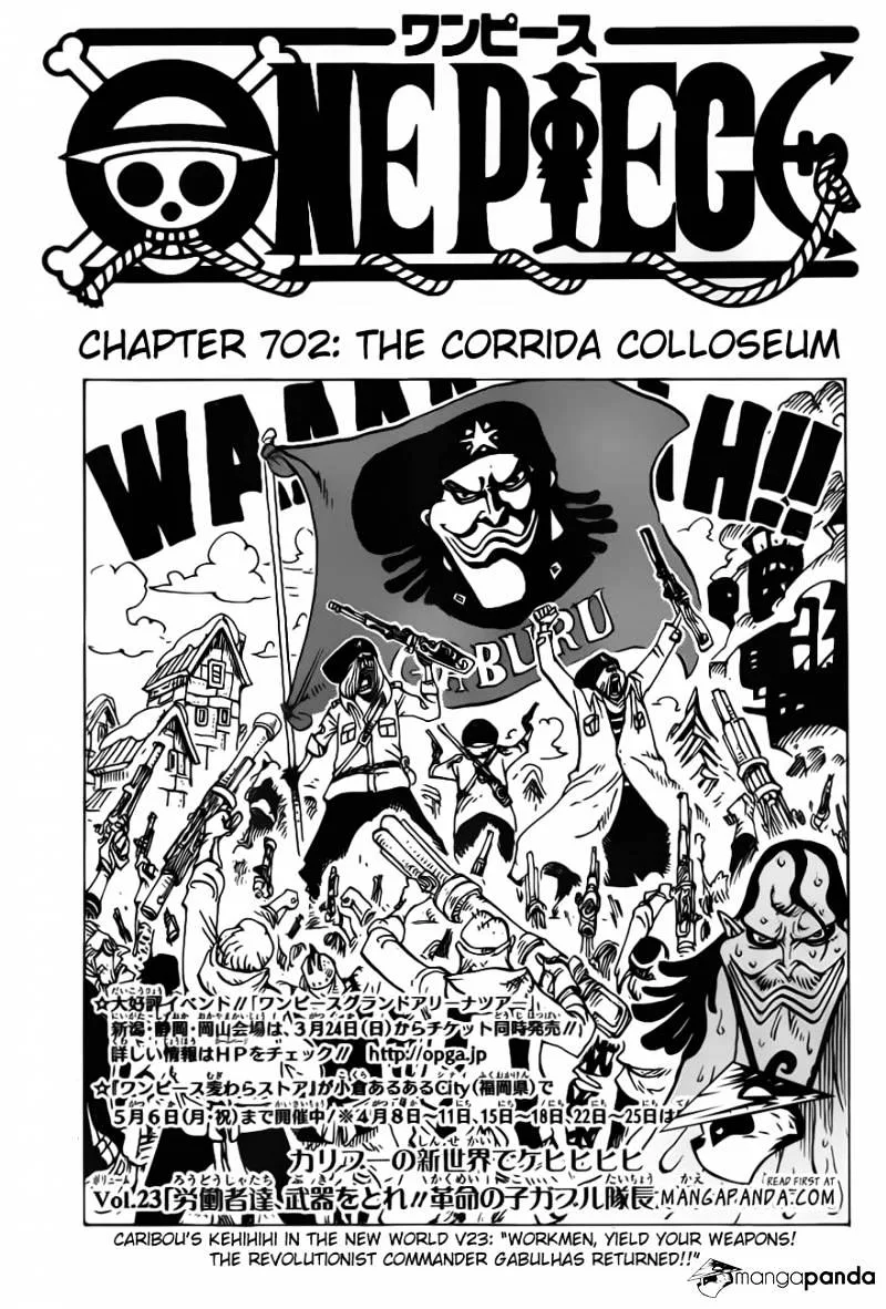 One Piece Chapter 702 page 3