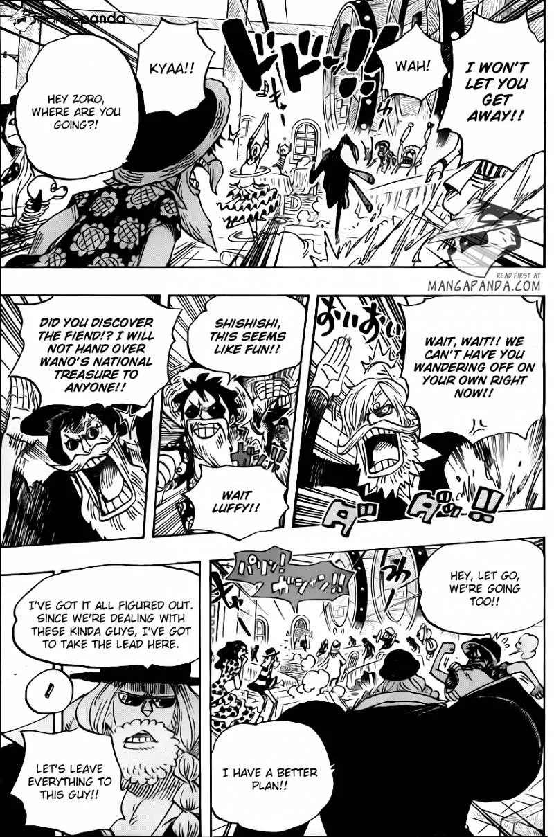 One Piece Chapter 702 page 9