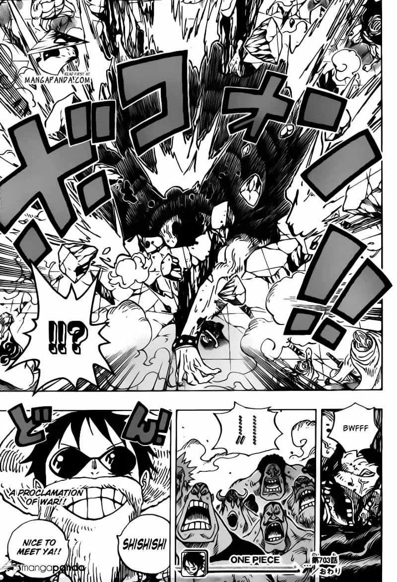 One Piece Chapter 703 page 21