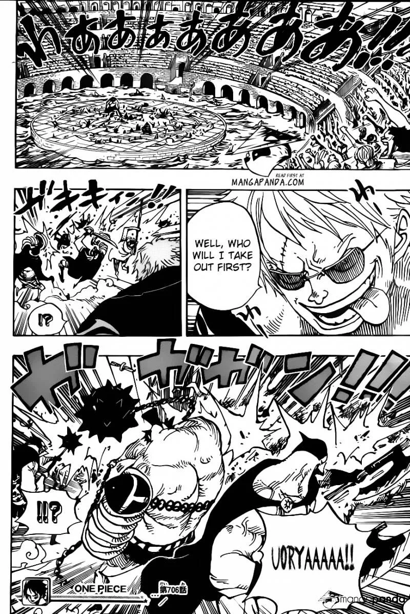 One Piece Chapter 706 page 15