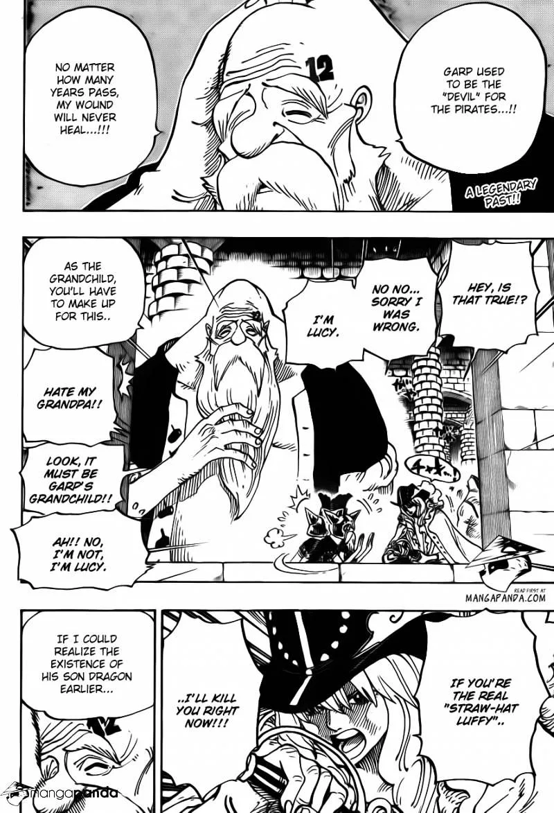One Piece Chapter 708 page 4