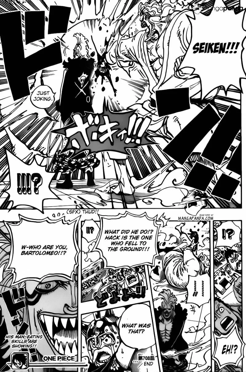 One Piece Chapter 708 page 17