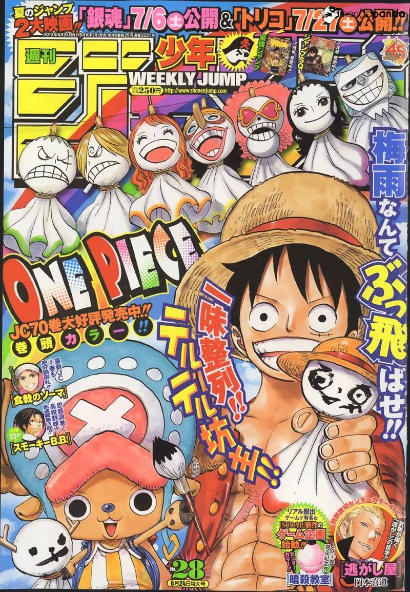One Piece Chapter 710 page 1