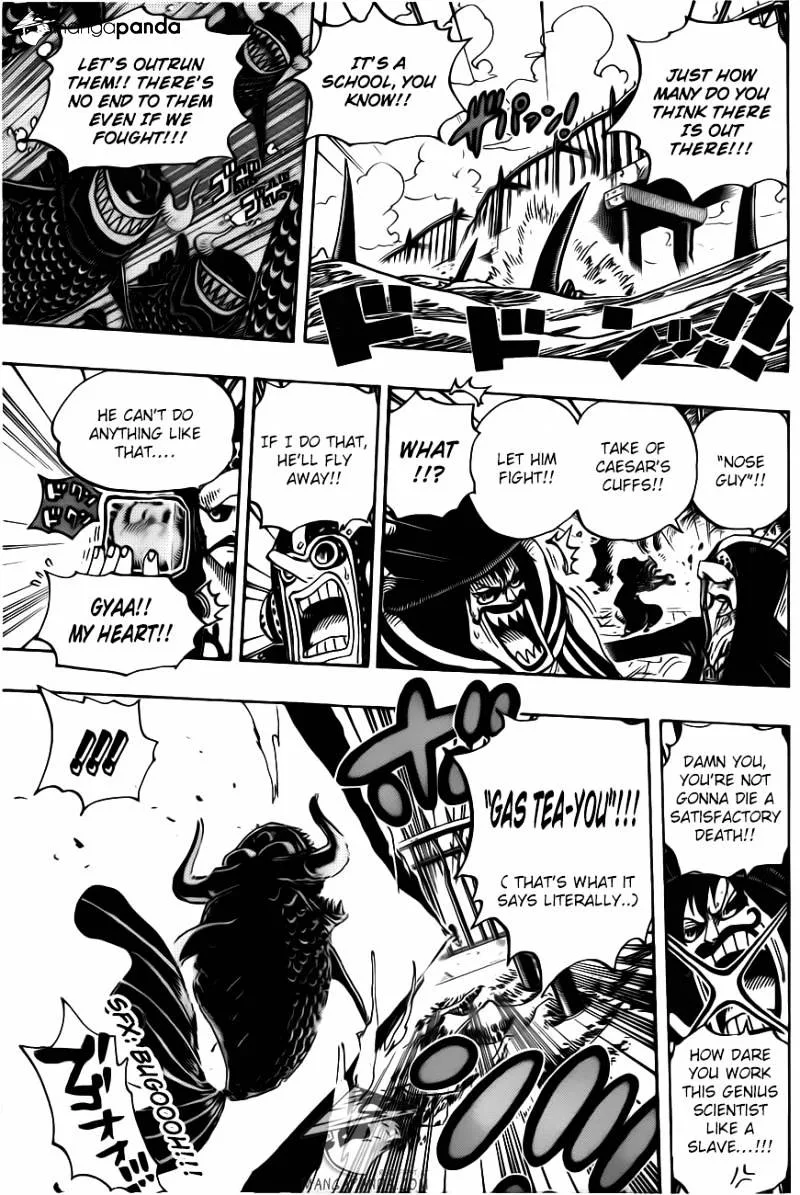 One Piece Chapter 710 page 7