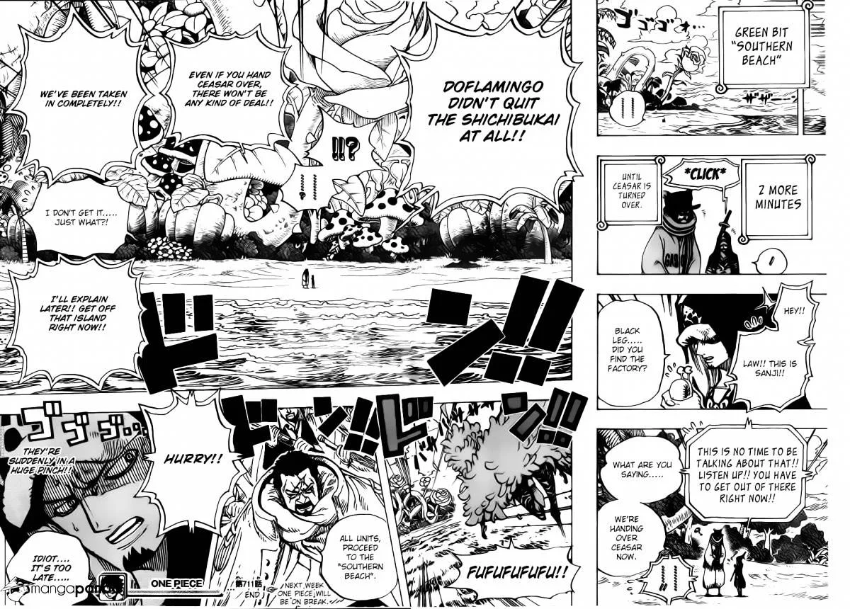 One Piece Chapter 711 page 19