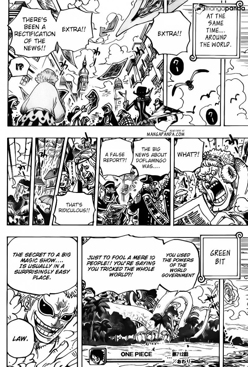 One Piece Chapter 712 page 18