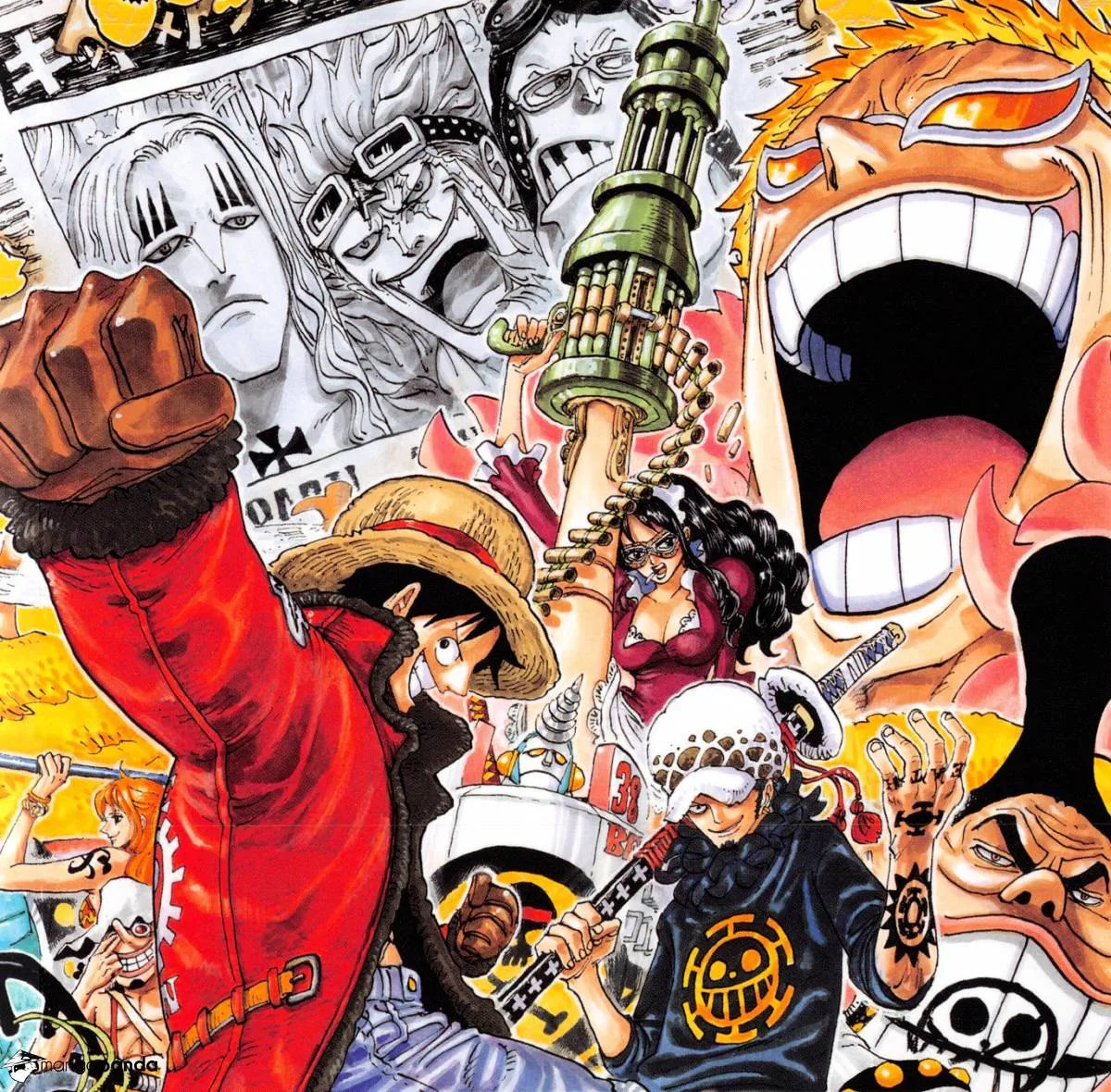 One Piece Chapter 717 page 2
