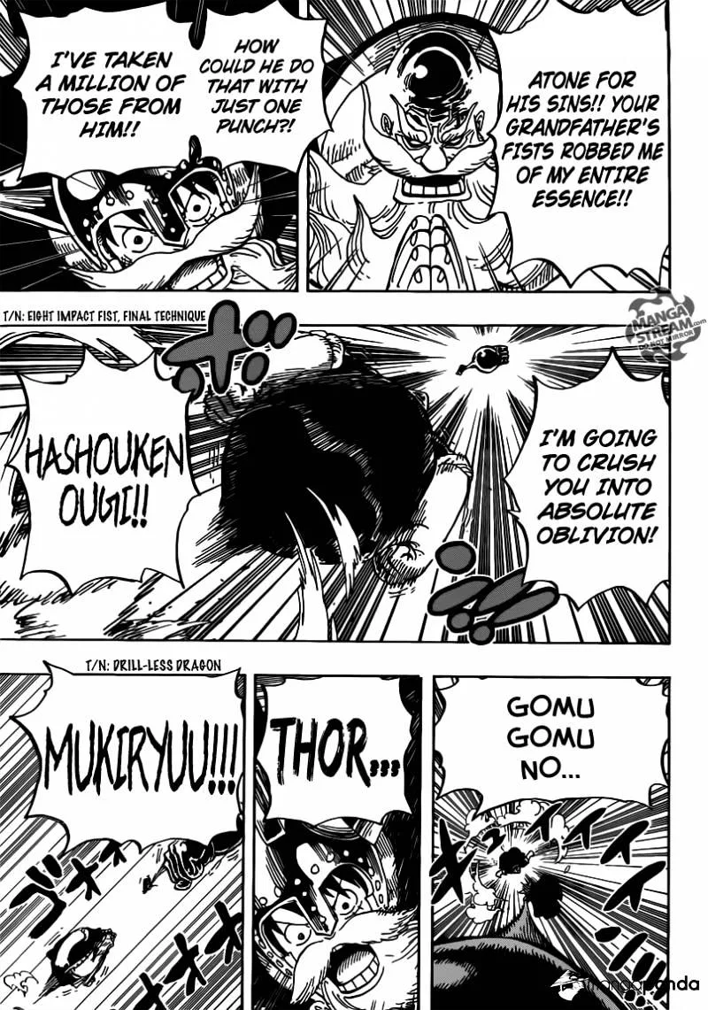 One Piece Chapter 719 page 13