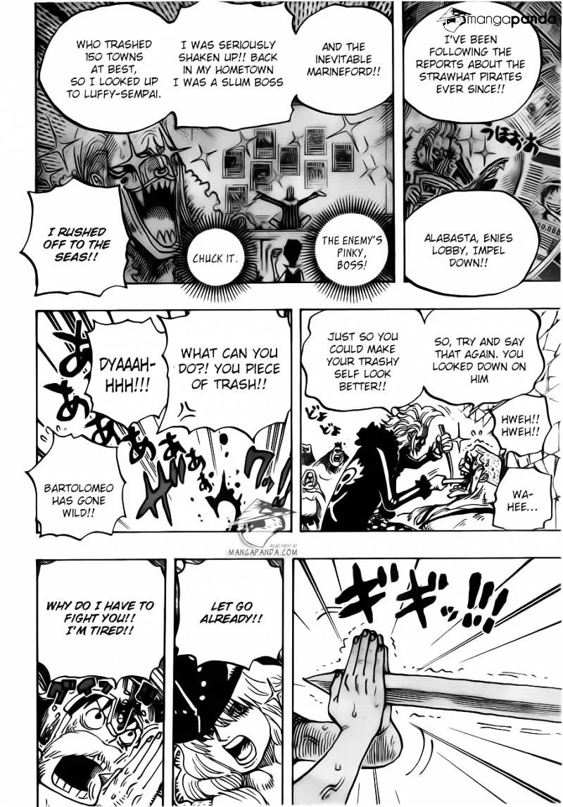 One Piece Chapter 720 page 8