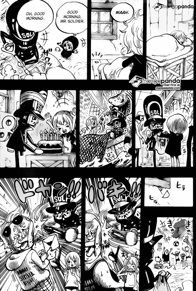 One Piece Chapter 721 page 17