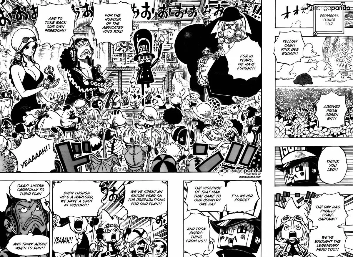 One Piece Chapter 722 page 12