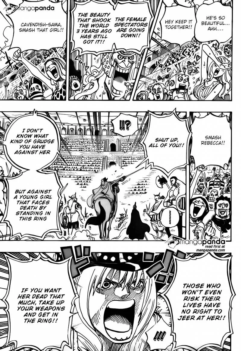 One Piece Chapter 722 page 7
