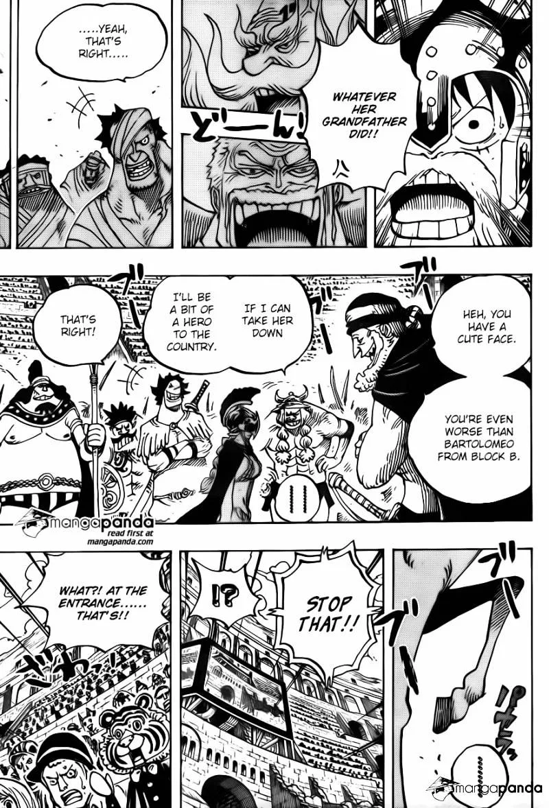 One Piece Chapter 722 page 5