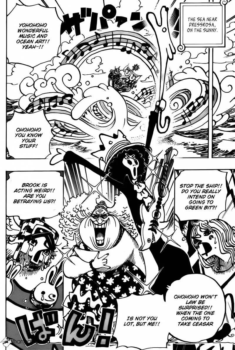 One Piece Chapter 722 page 15