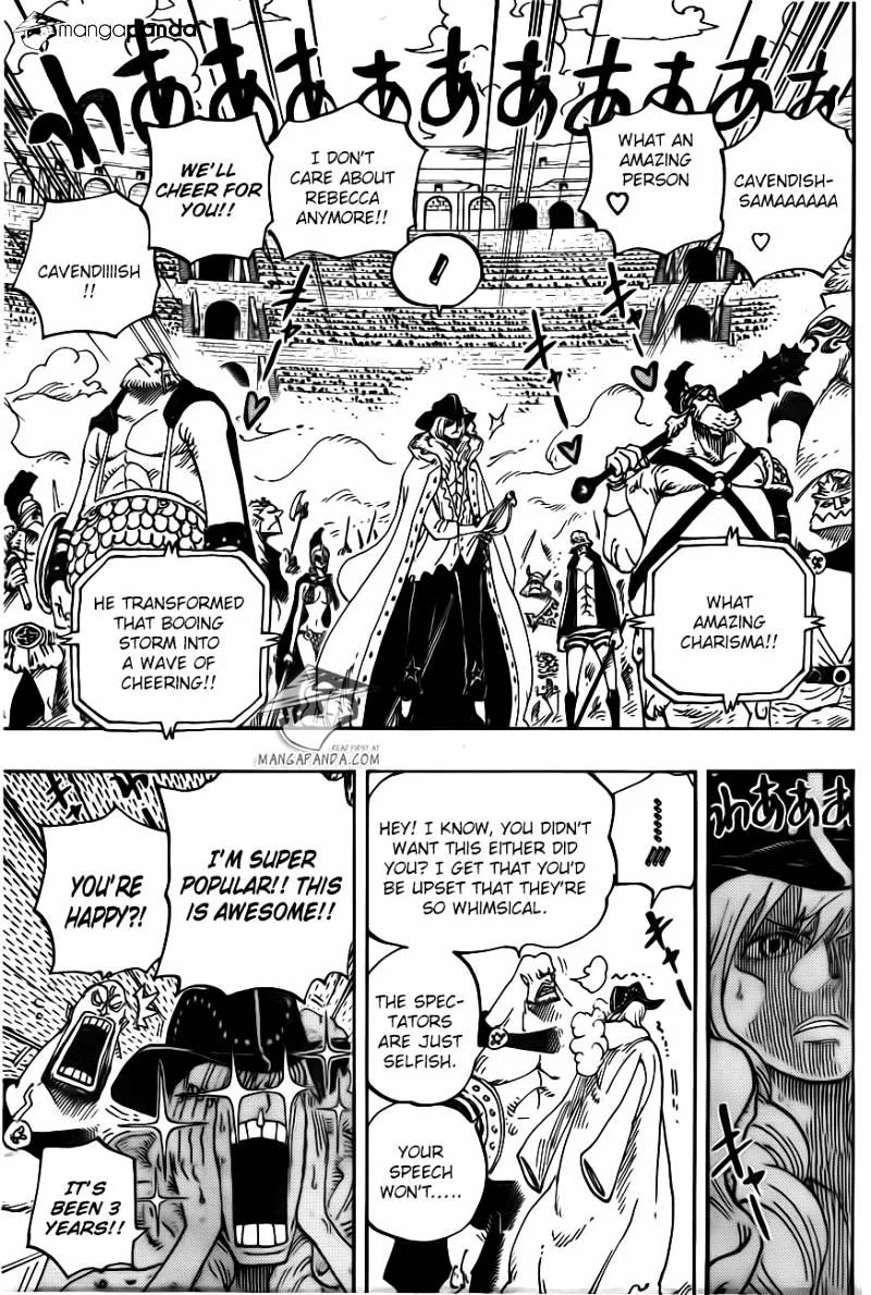 One Piece Chapter 722 page 9