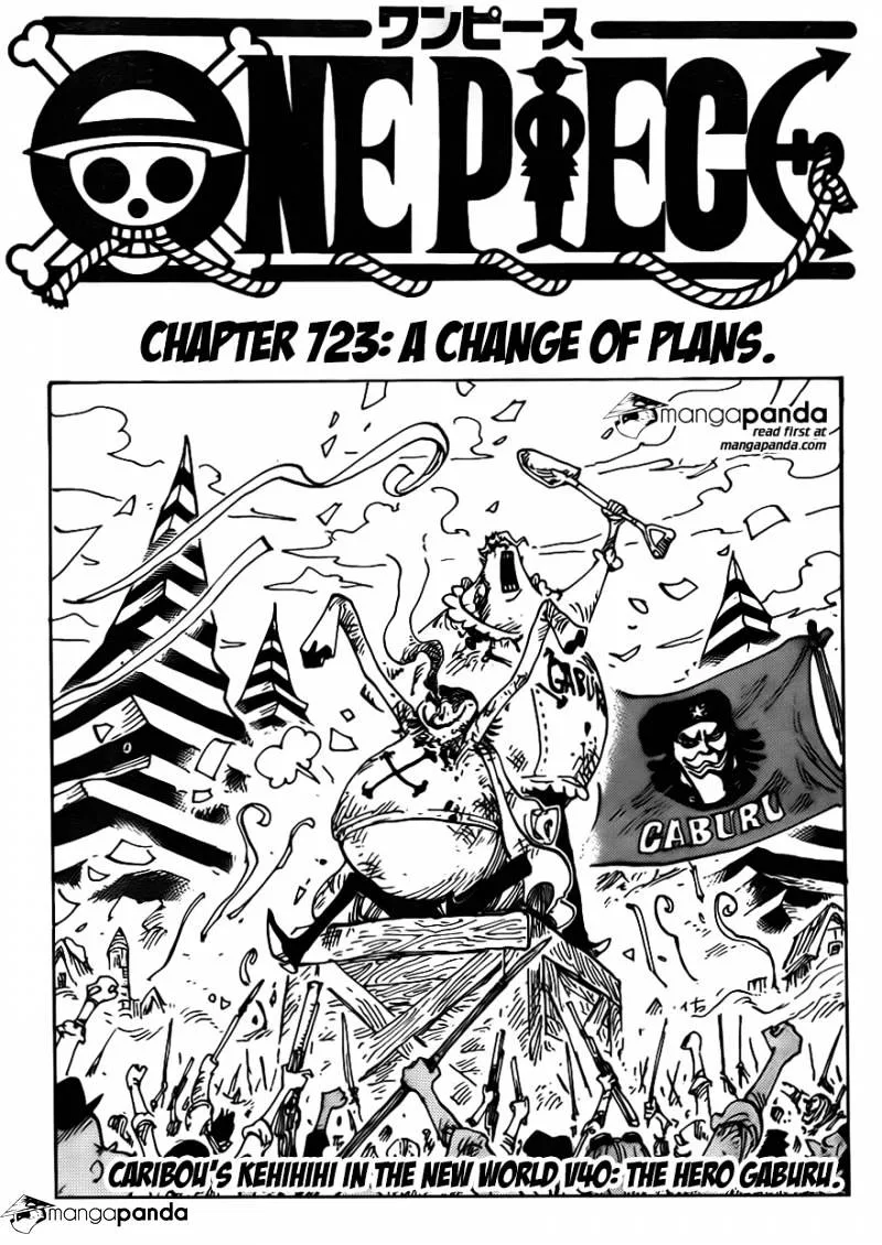 One Piece Chapter 723 page 3