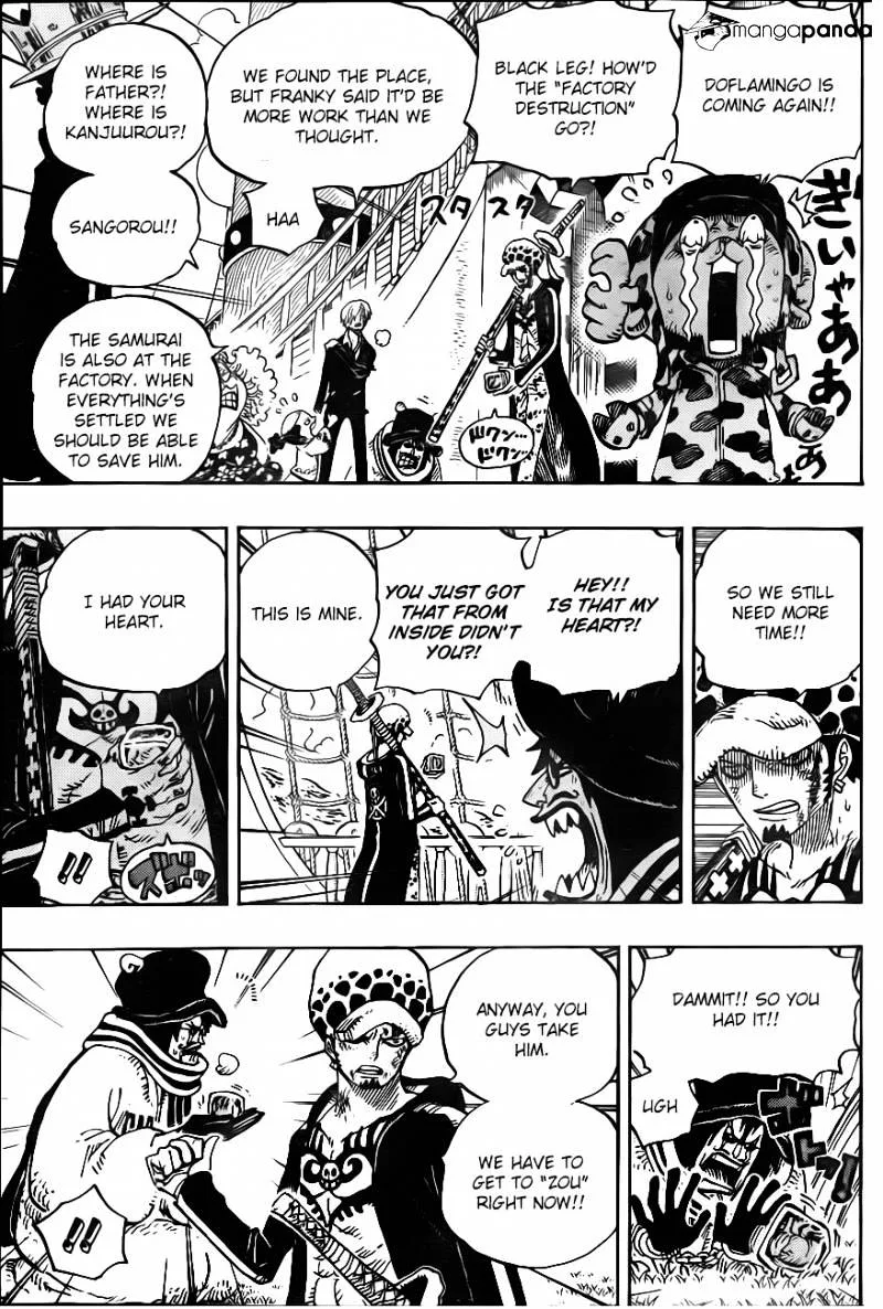 One Piece Chapter 724 page 11