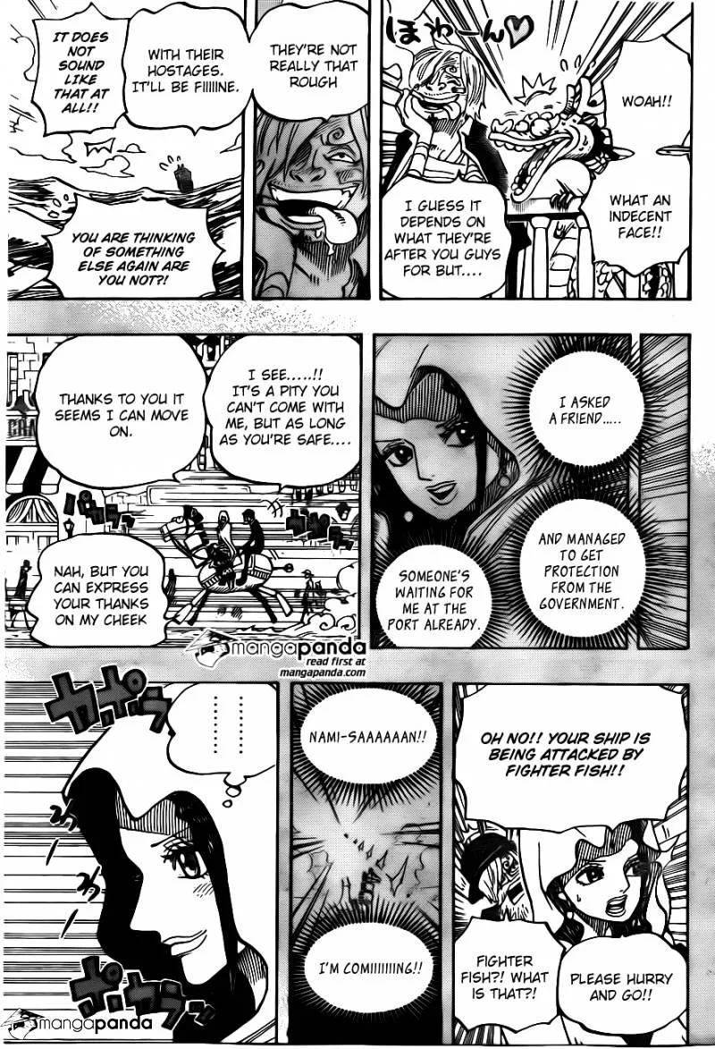 One Piece Chapter 725 page 9