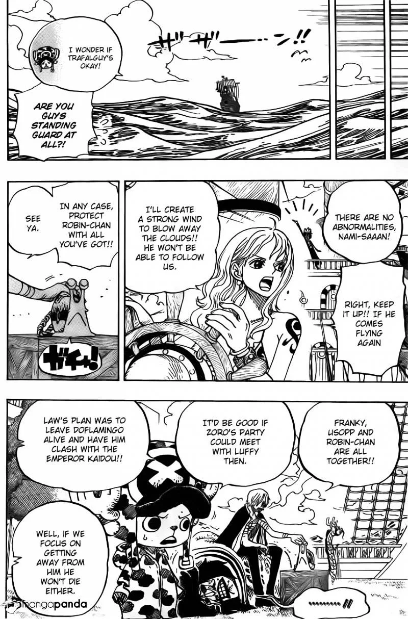 One Piece Chapter 725 page 6