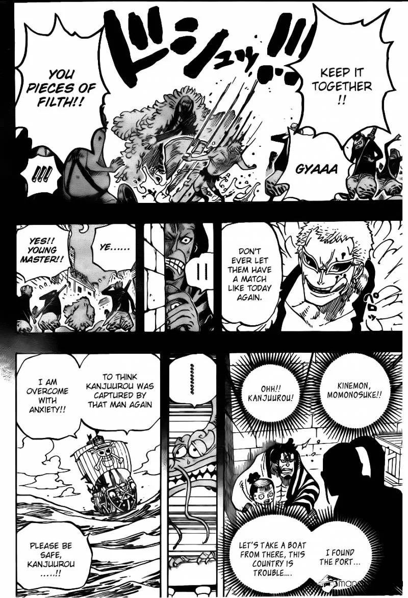 One Piece Chapter 725 page 8