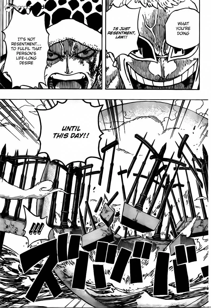 One Piece Chapter 725 page 5