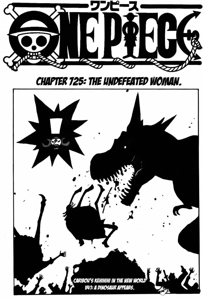 One Piece Chapter 725 page 3