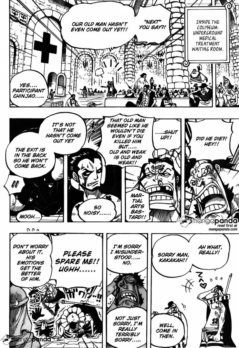 One Piece Chapter 725 page 16
