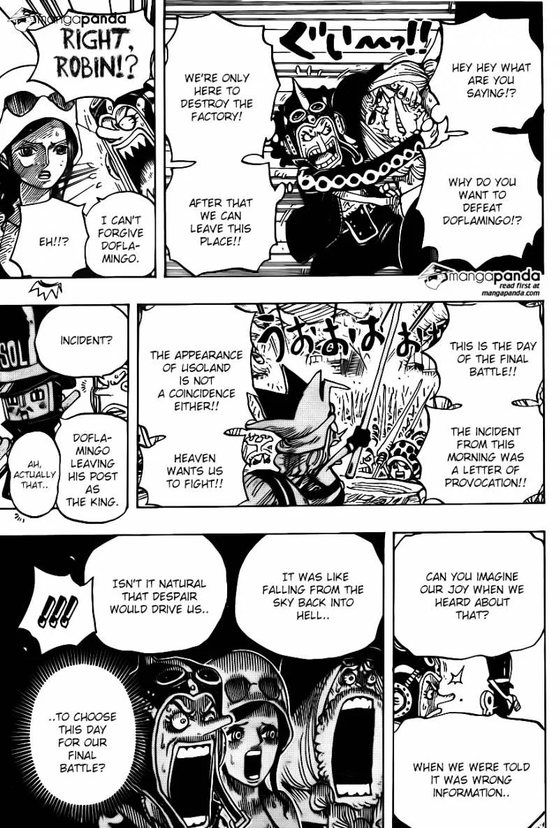 One Piece Chapter 728 page 17
