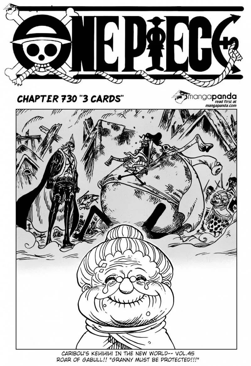 One Piece Chapter 730 page 3