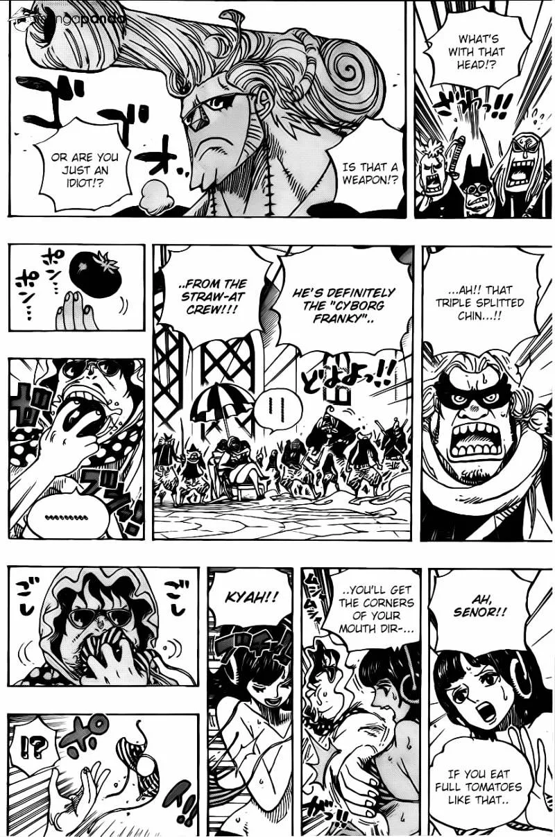 One Piece Chapter 732 page 8