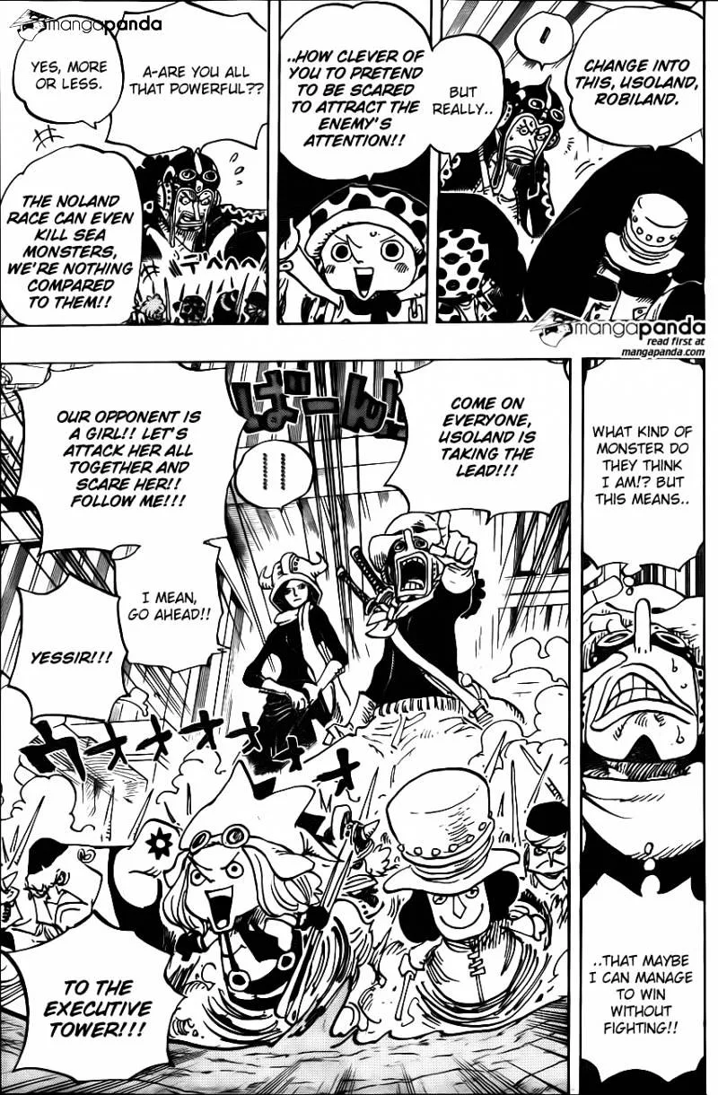 One Piece Chapter 733 page 10