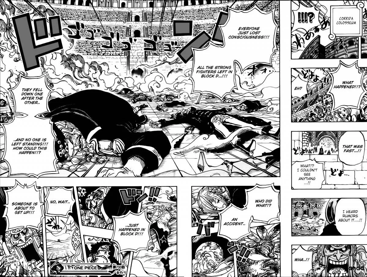 One Piece Chapter 733 page 17