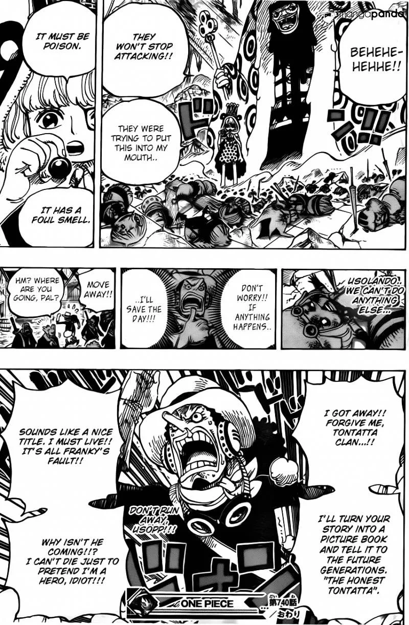 One Piece Chapter 740 page 21
