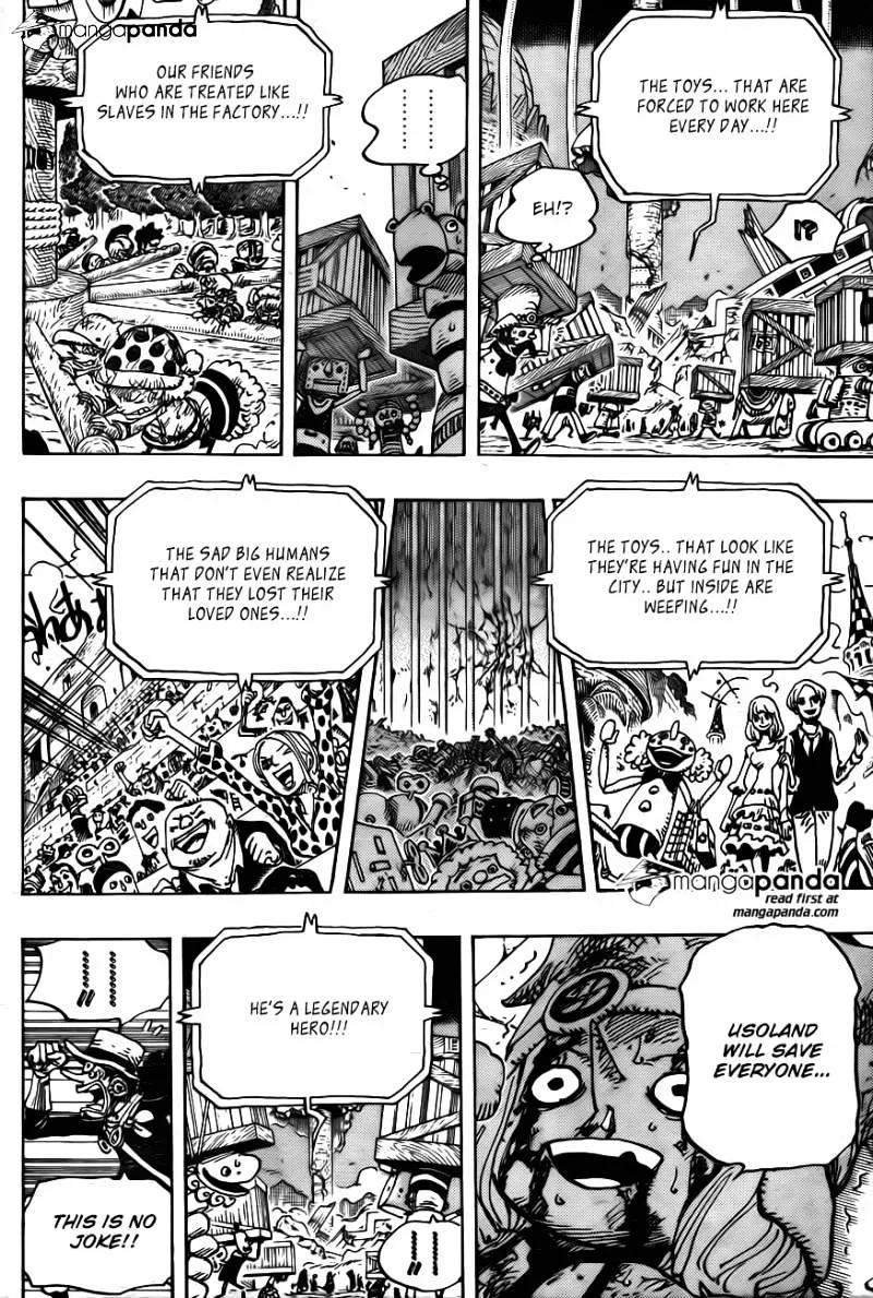 One Piece Chapter 741 page 5