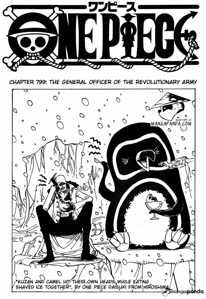 One Piece Chapter 744 page 3