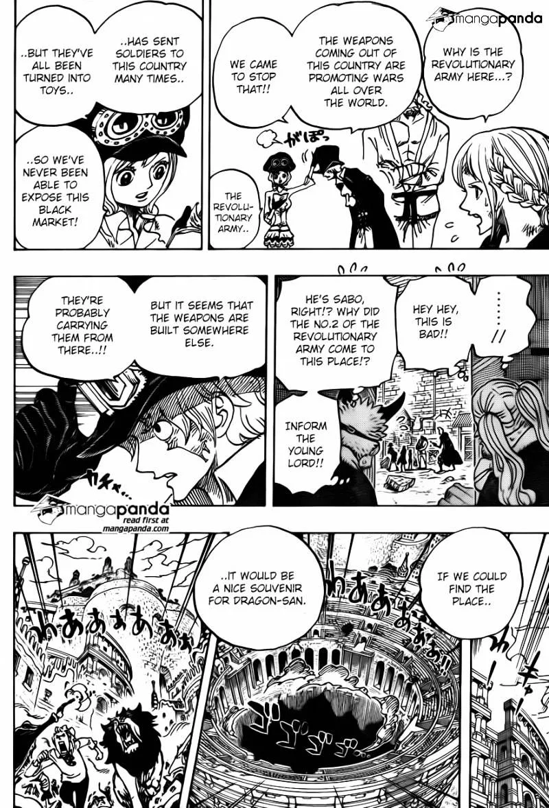 One Piece Chapter 744 page 15