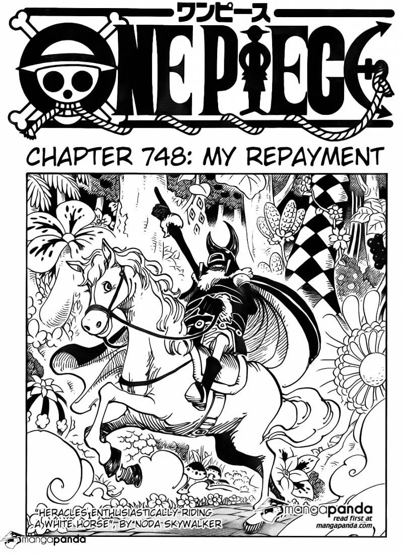 One Piece Chapter 748 page 3