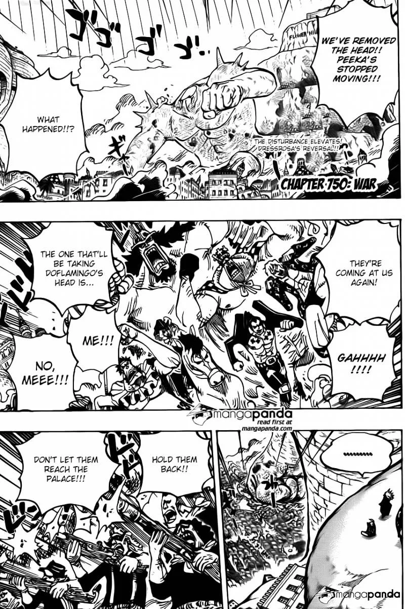 One Piece Chapter 750 page 3