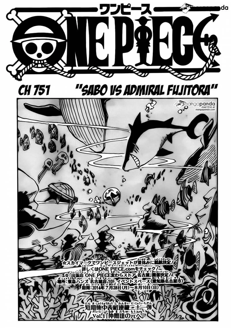 One Piece Chapter 751 page 1