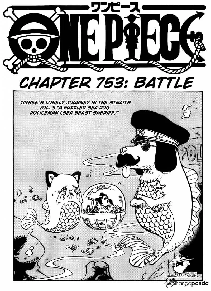 One Piece Chapter 753 page 3