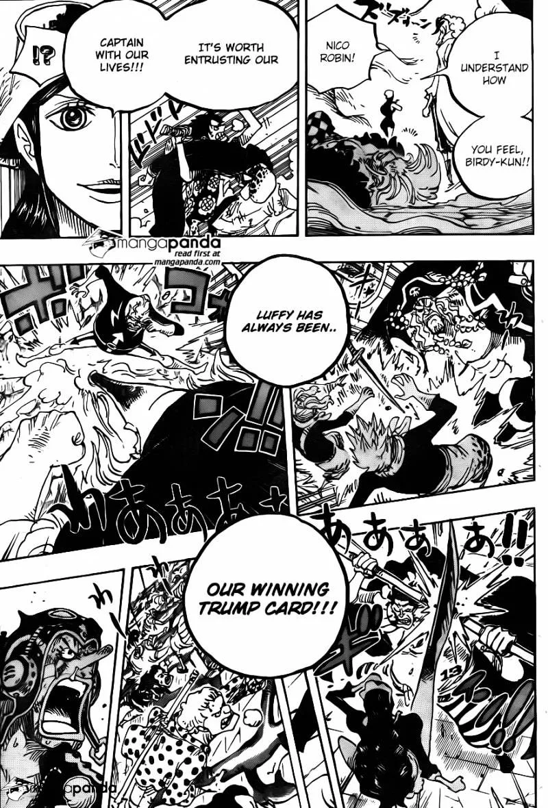 One Piece Chapter 757 page 12