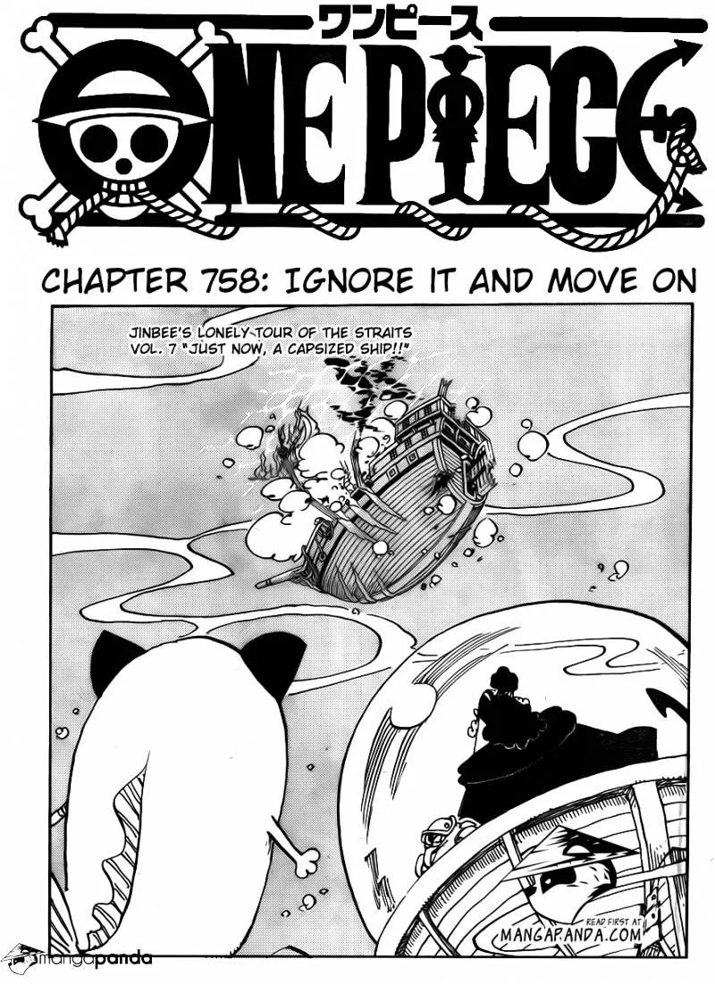 One Piece Chapter 758 page 3