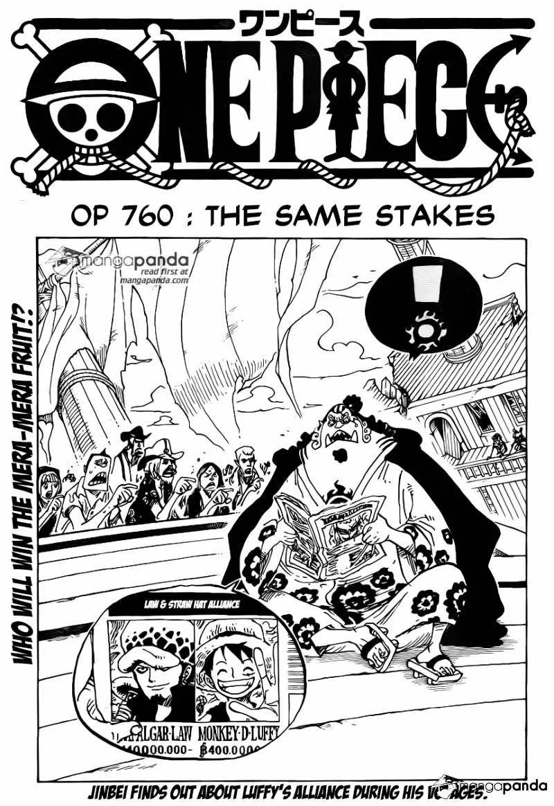 One Piece Chapter 760 page 1