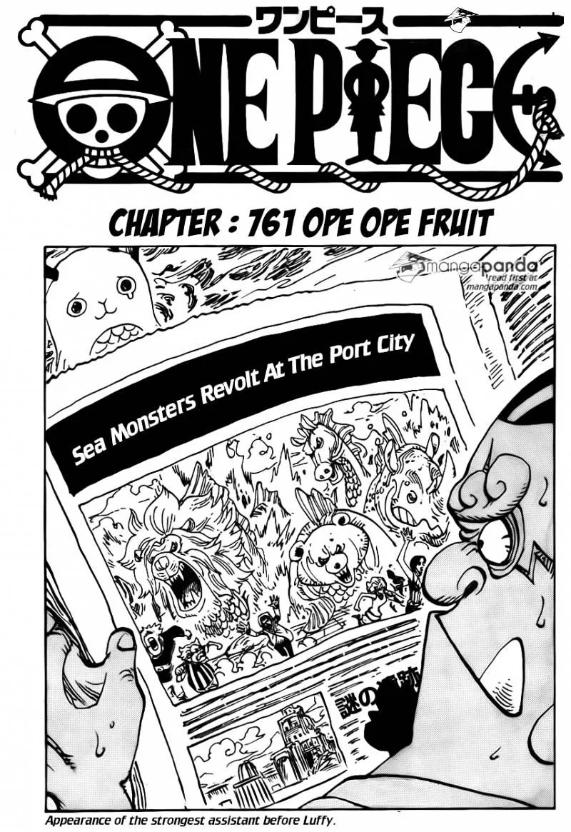 One Piece Chapter 761 page 1