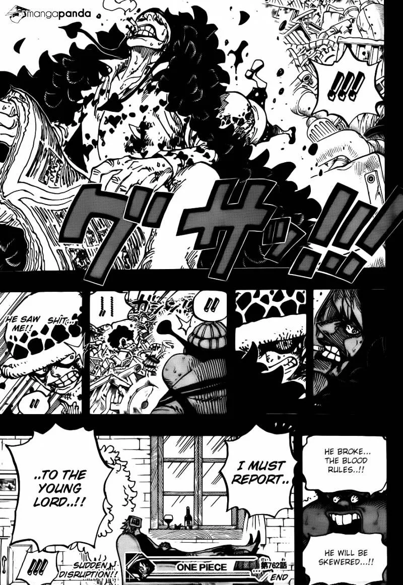 One Piece Chapter 762 page 16