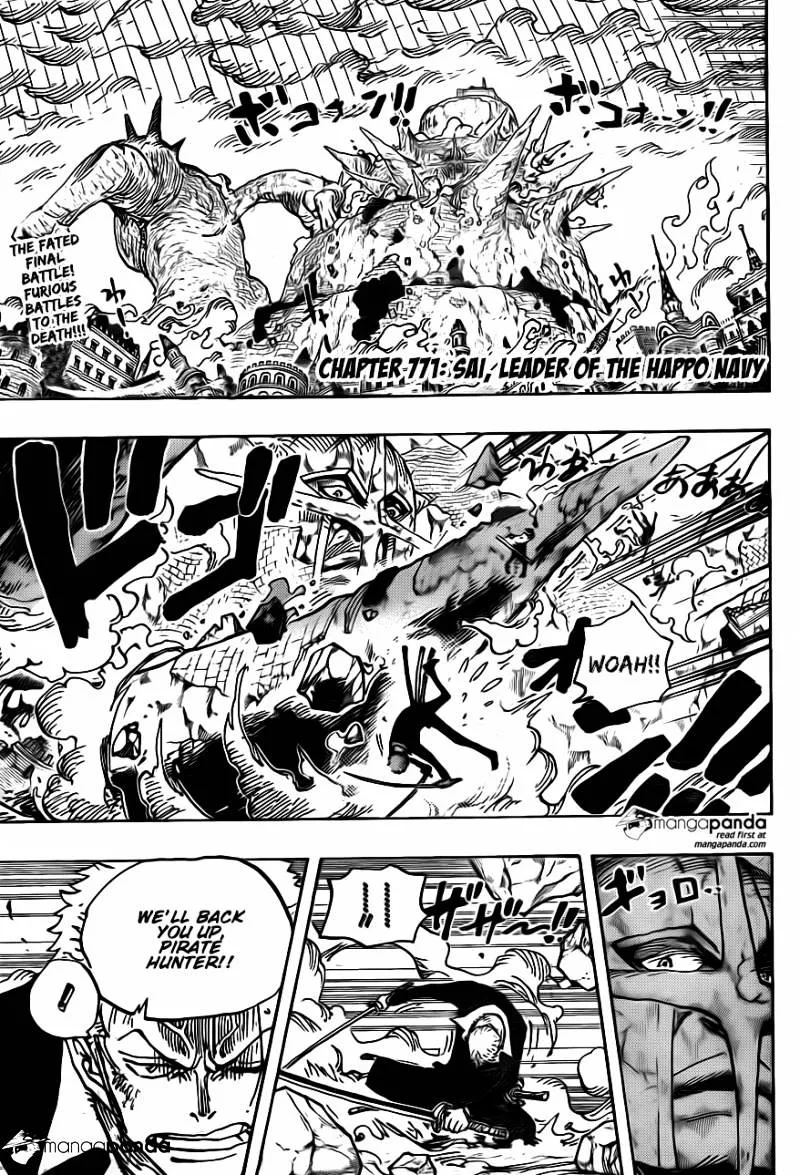 One Piece Chapter 771 page 2
