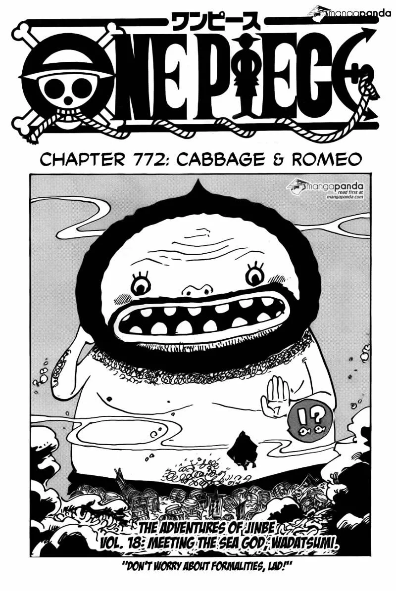 One Piece Chapter 772 page 1